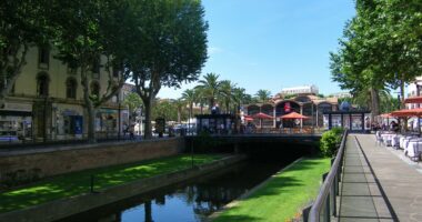 Les quais de Perpignan