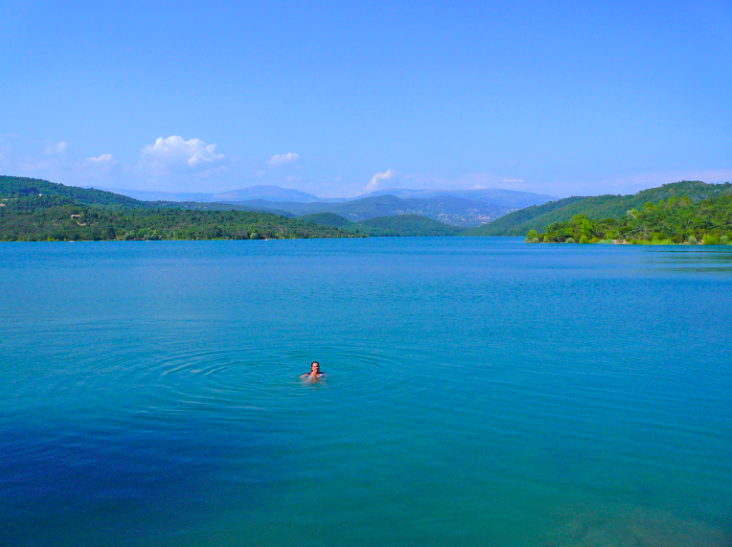 Lac de Saint Cassien à Mandelieu la Napoule