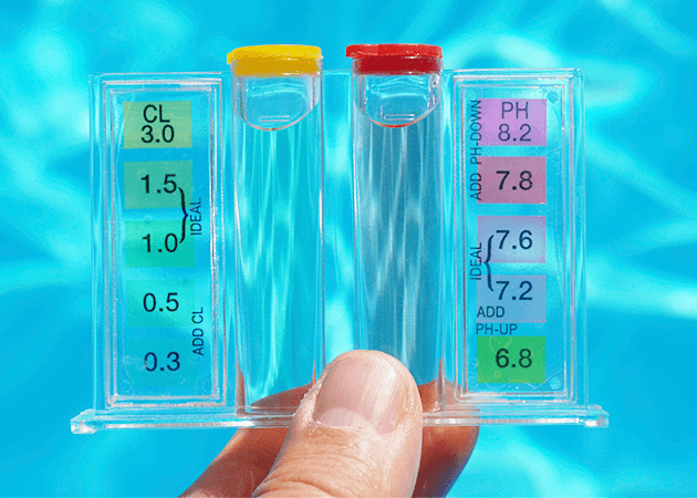 Testeur électronique pour contrôle du pH de l'eau de piscine