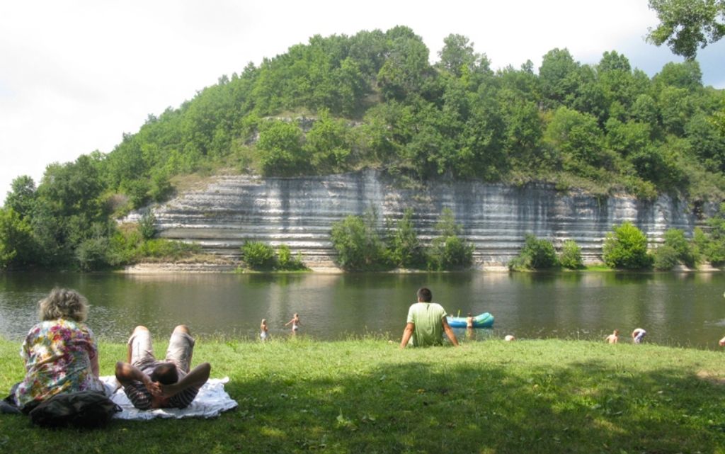 La Plage de Bac de Sors en Dordogne