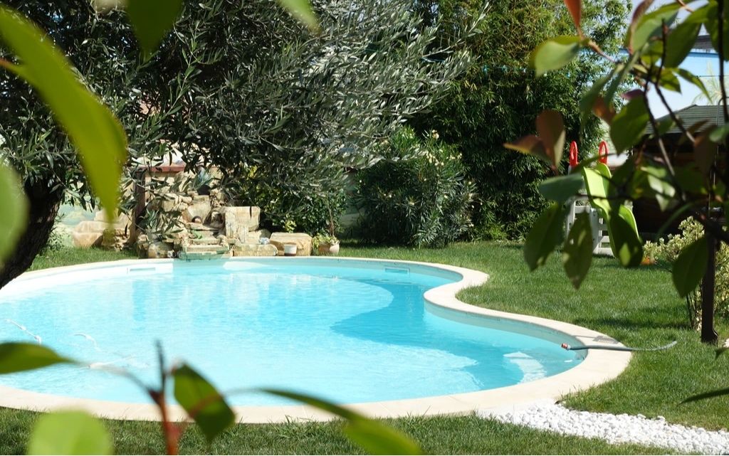 Magnifique jardin avec piscine à Lyon